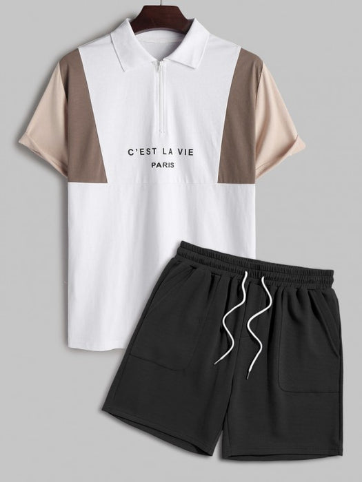 Collared T Shirt And Short - Grafton Collection