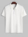 Casual Half Zip T-Shirt And Shorts - Grafton Collection