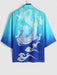 Dragon Printed Front Kimono And Shorts - Grafton Collection