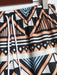 Geometric Pattern T Shirt And Shorts - Grafton Collection