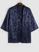 Front Kimono Shirt And Casual Shorts - Grafton Collection