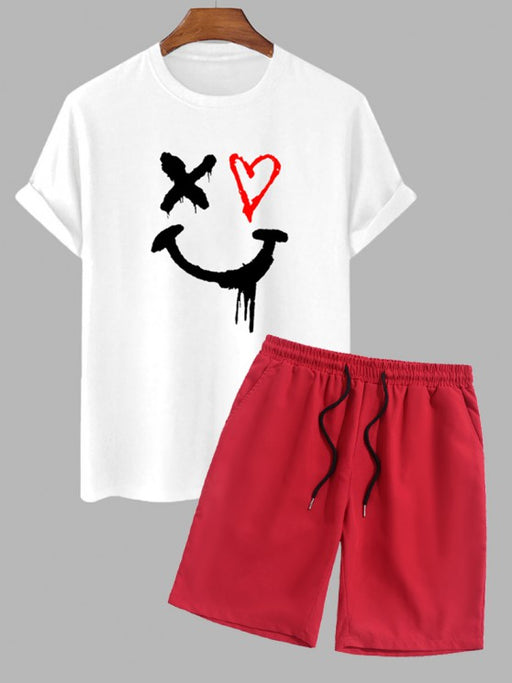 Drippy Smile Shirt And Bermuda Shorts Set - Grafton Collection