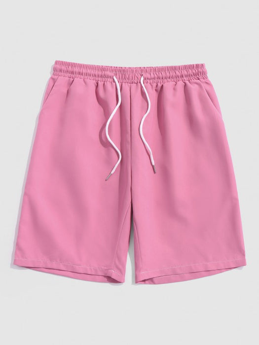 Flamingo Printed Top And Shorts