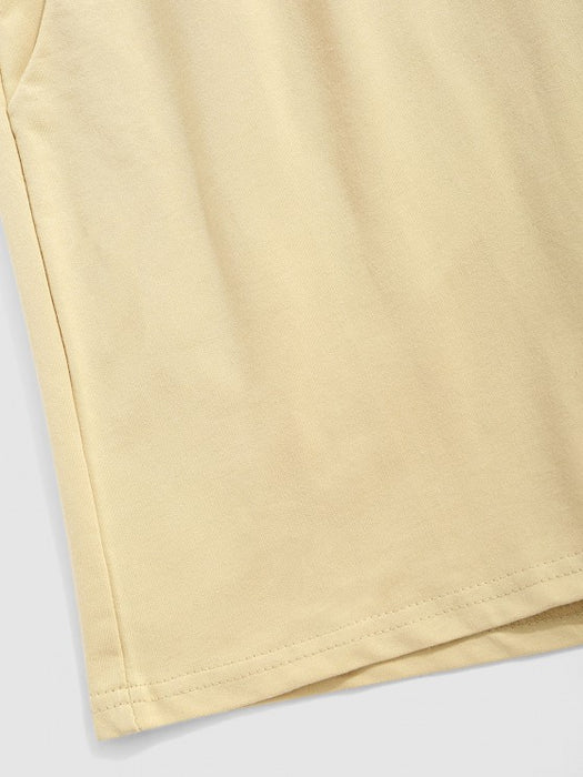 Printed Short Sleeves T-Shirt And Shorts - Grafton Collection