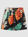 Palm Leaves Printed Shirt And Shorts - Grafton Collection