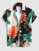 Palm Leaves Printed Shirt And Shorts - Grafton Collection