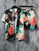 Palm Leaves Printed Shirt And Shorts - Grafton Collection