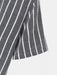 Vertical Striped Pullover Shirt And Shorts Set - Grafton Collection