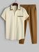 Ethnic Print Shirt And Drawstring Pants Set - Grafton Collection