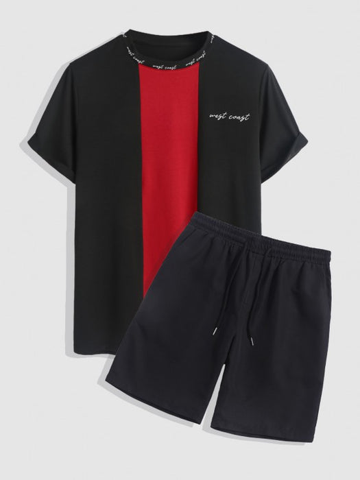 Crew Neck T Shirt And Shorts