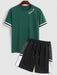 Letter T Shirt And Chicago Shorts Set - Grafton Collection