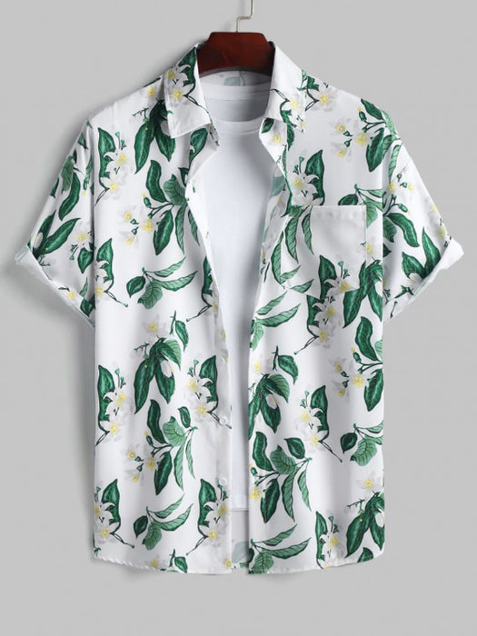 Floral Planted Shirt And Shorts - Grafton Collection