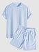 Cloth Short Sleeves T Shirt With Shorts Set - Grafton Collection