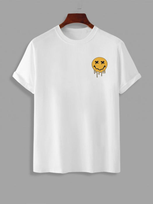 Smiley Graphic T-Shirt And Cargo Short