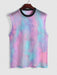 Sheer Tie Dye Tank And Cargo Shorts Set - Grafton Collection