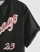 Chicago Graphic Baseball Shirt And Shorts Sports Set - Grafton Collection