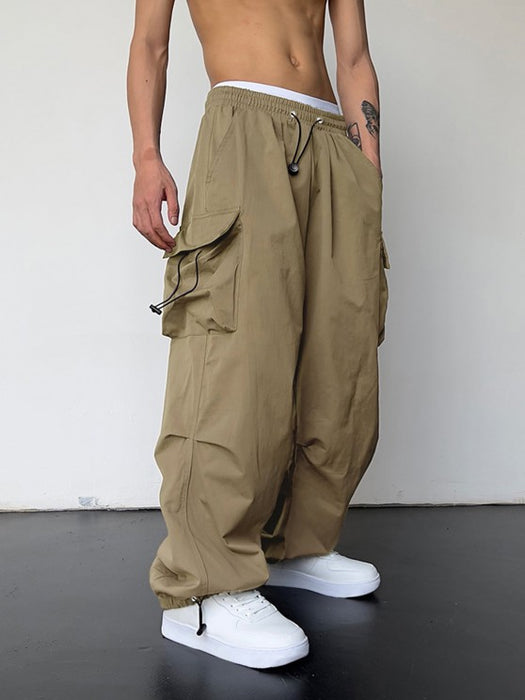 Plain Collar T Shirt And Cargo Pants - Grafton Collection