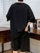 Drop Shoulder Half Sleeve T-Shirt And Shorts - Grafton Collection