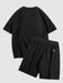 Drop Shoulder Half Sleeve T-Shirt And Shorts - Grafton Collection
