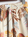 Tropical Leaves Shirt And Drawstring Shorts - Grafton Collection