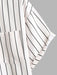 Vertical Stripes Shirt and Shorts Set - Grafton Collection