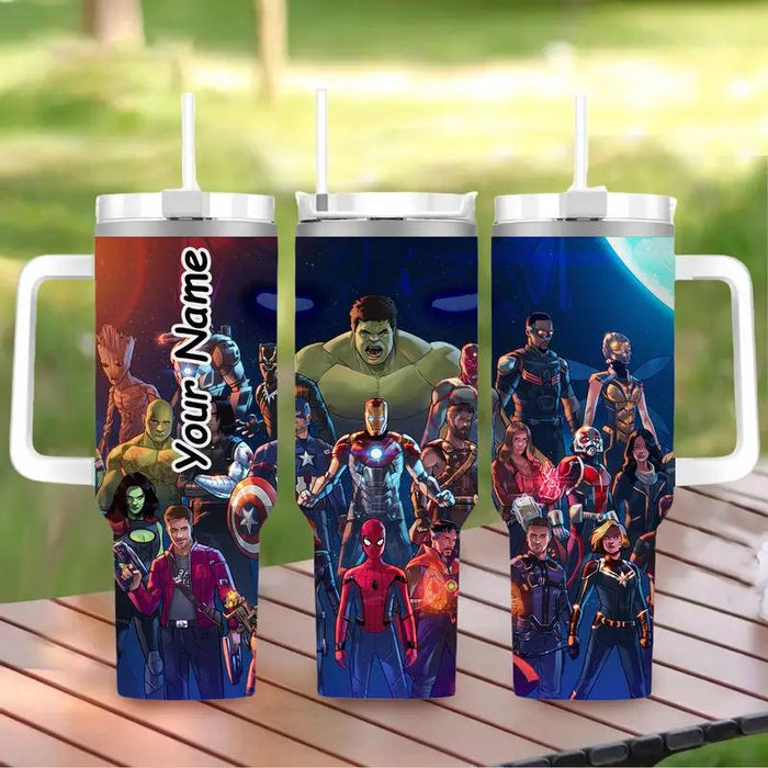 Marvel Universe 40oz Capacity Tumbler With Straw