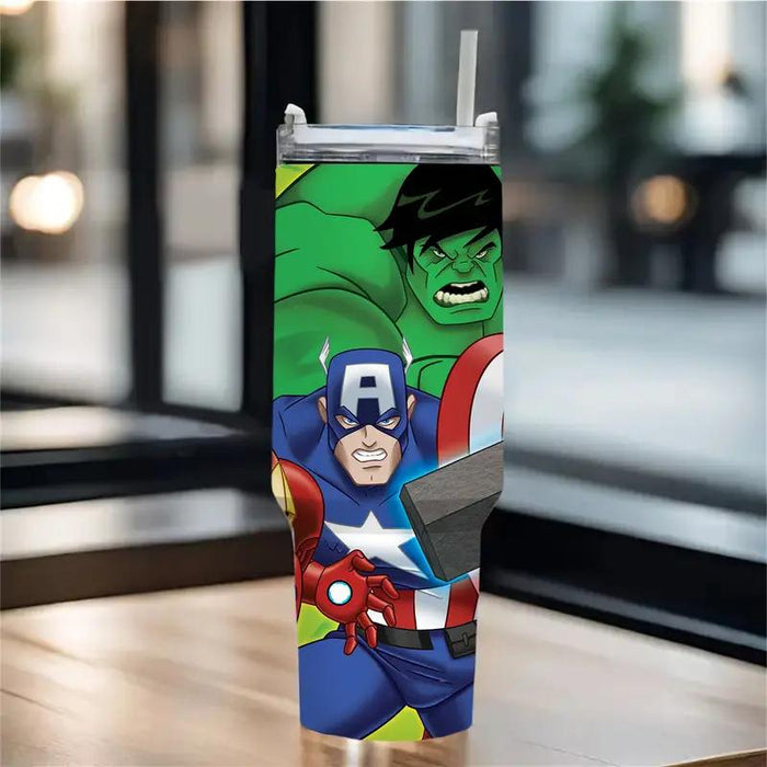 Marvel Avengers Characters Design Insulated Tumbler