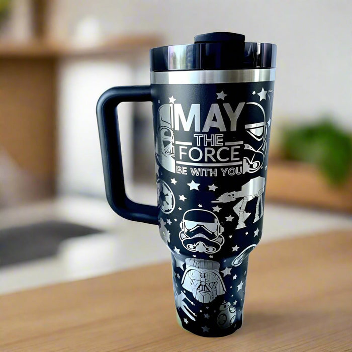 Star Wars 40oz Laser Engraved Stanley Tumbler