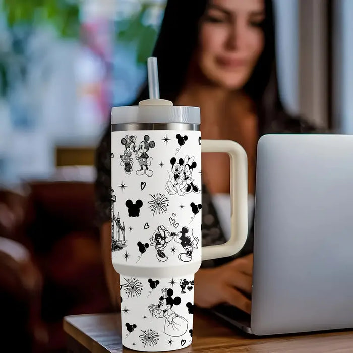 Custom Castle And Mickey Mouse 40oz Tumbler