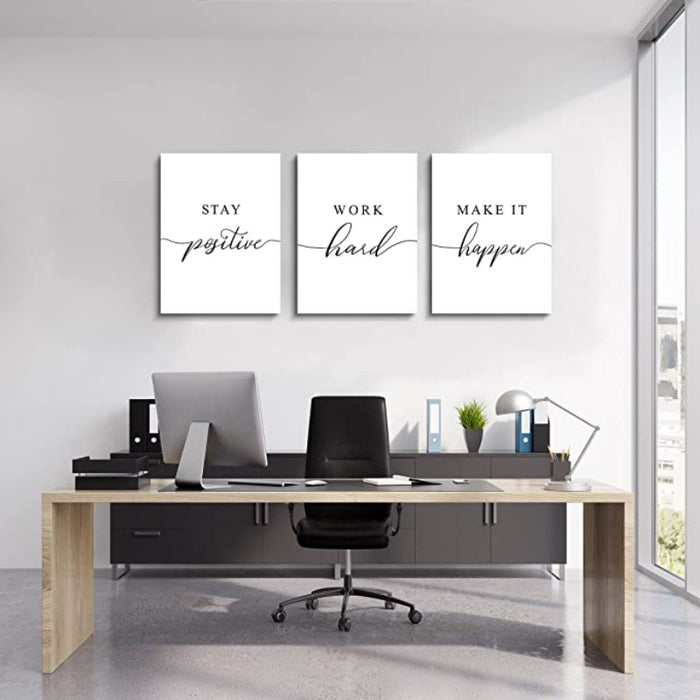 Pack Of 3 Inspirational And Motivational Quotes Wall Poster