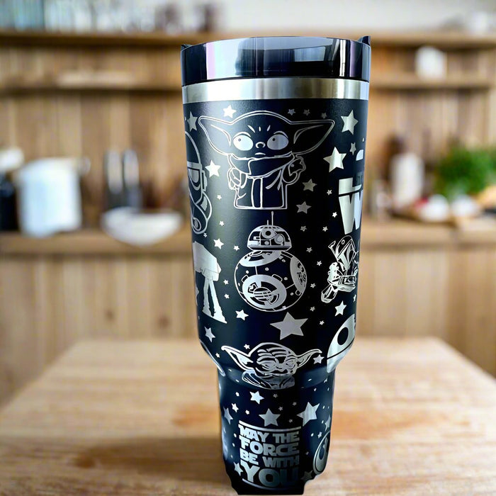 Star Wars 40oz Laser Engraved Stanley Tumbler