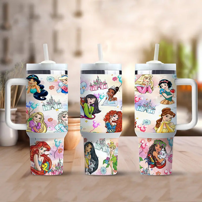 Fairytale Castle 40oz Stainless Steel Tumbler