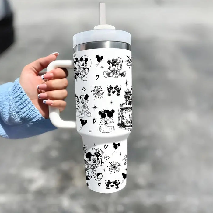 Custom Castle And Mickey Mouse 40oz Tumbler