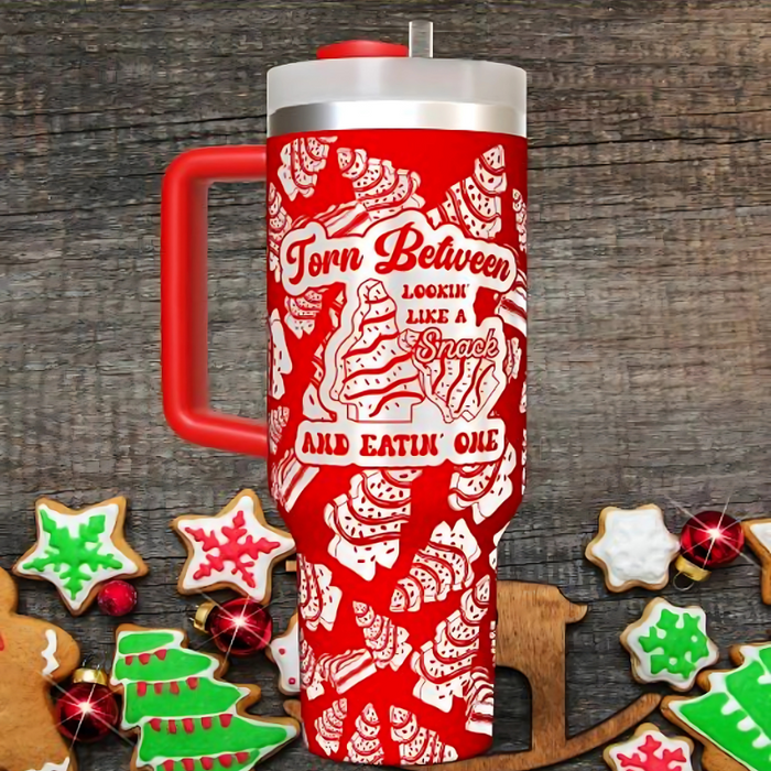 Festive Holiday Treats Printed 40oz Tumbler