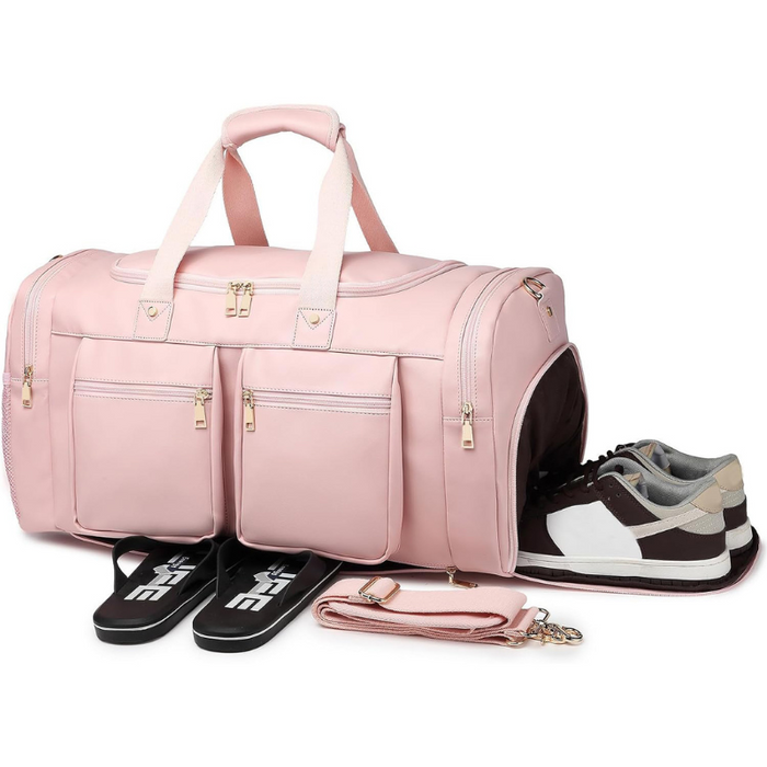 Modern Duffel Bag With Shoe Compartment