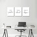 Positive Quotes Wall Poster for Home, Office And Workplace - Grafton Collection