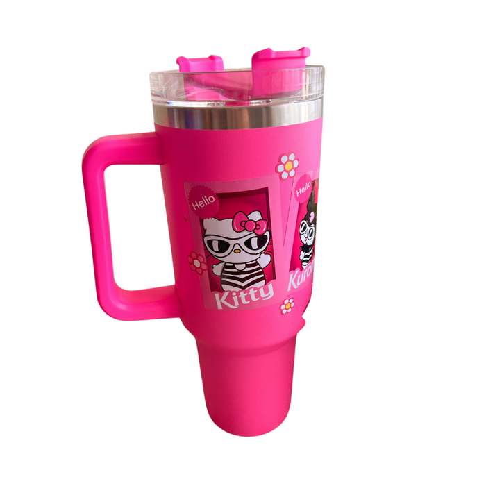 Kitty Delight Wonderland 40 oz Travel Tumbler Mug