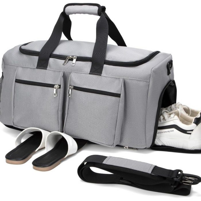 Multi Compartment Travel Duffel Bag