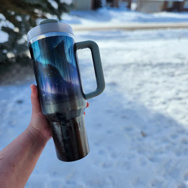 Starry Night Design Printed 40oz Tumbler