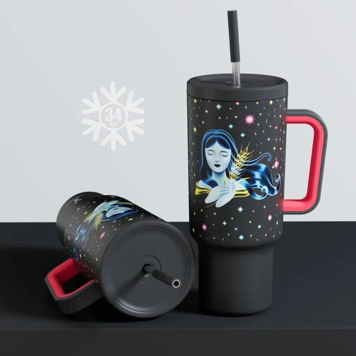 Personalized 40 Oz Tumbler With Straw Zodiac Collections