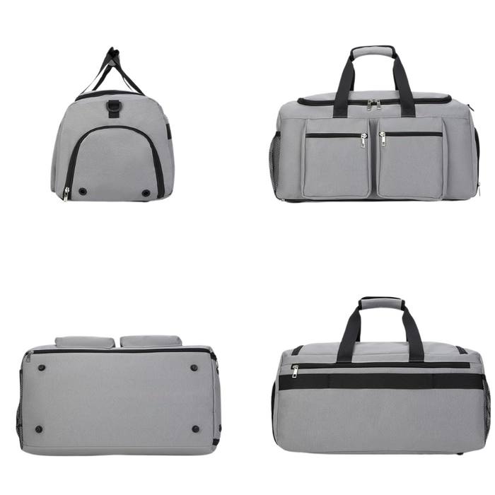 Multi Compartment Travel Duffel Bag