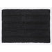 Black Stripe Chenille Microfiber Bath Mat Rug- Ultra Soft Thick Absorbent Non Slip Shaggy Plush Floor Rugs for Bathroom, Machine Washable - Grafton Collection