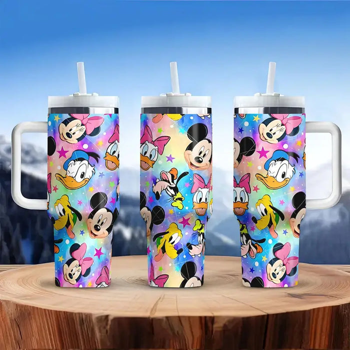 40Oz Cartoon Characters Insulated Tumbler