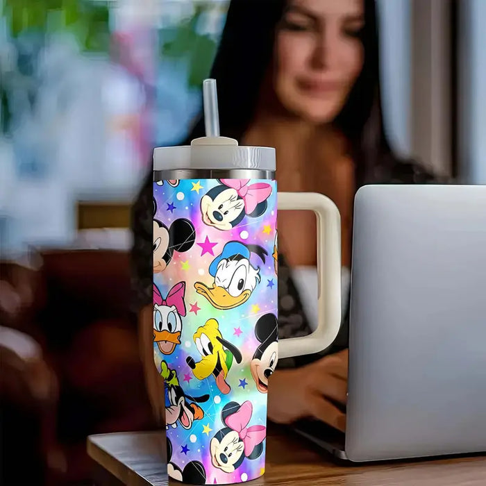 40Oz Cartoon Characters Insulated Tumbler