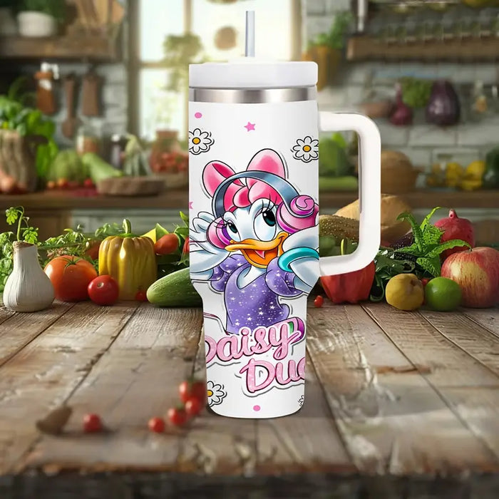 40Oz Daisy Duck Insulated Tumbler