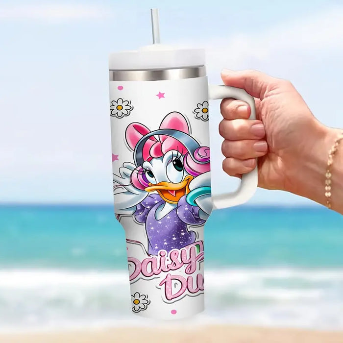 40Oz Daisy Duck Insulated Tumbler