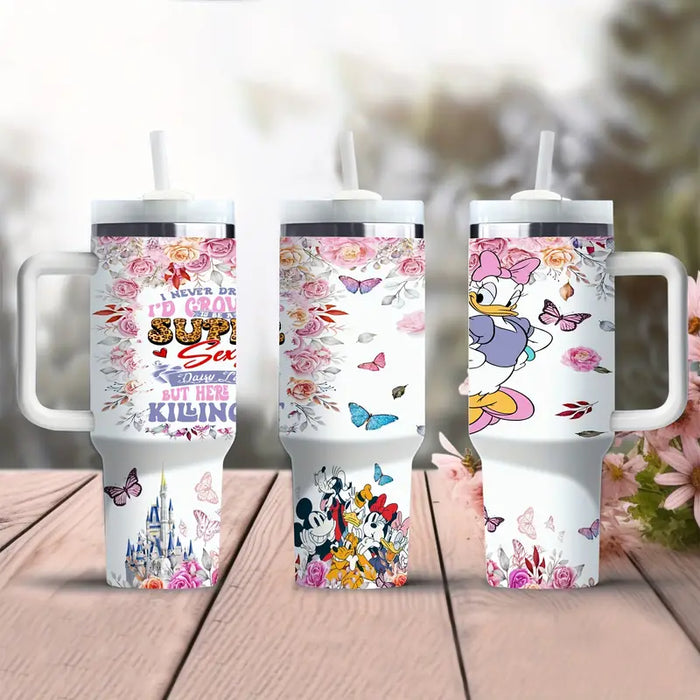 40Oz Donald Duck Insulated Tumbler