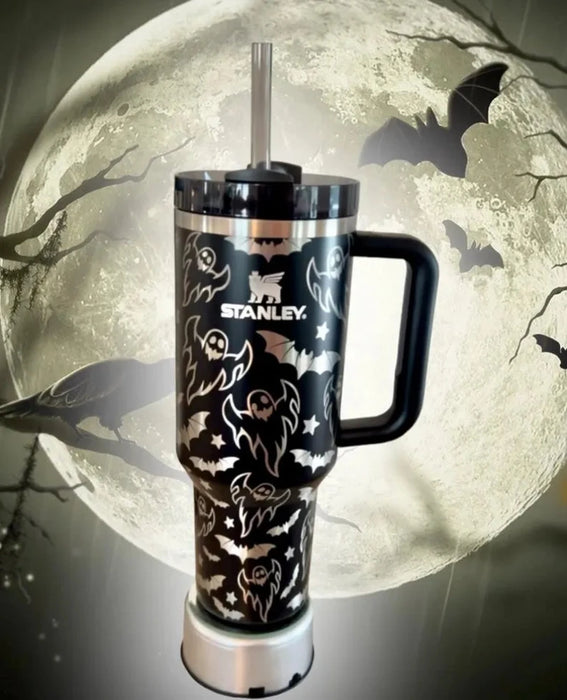 40oz Halloween Themed Tumbler With Handle