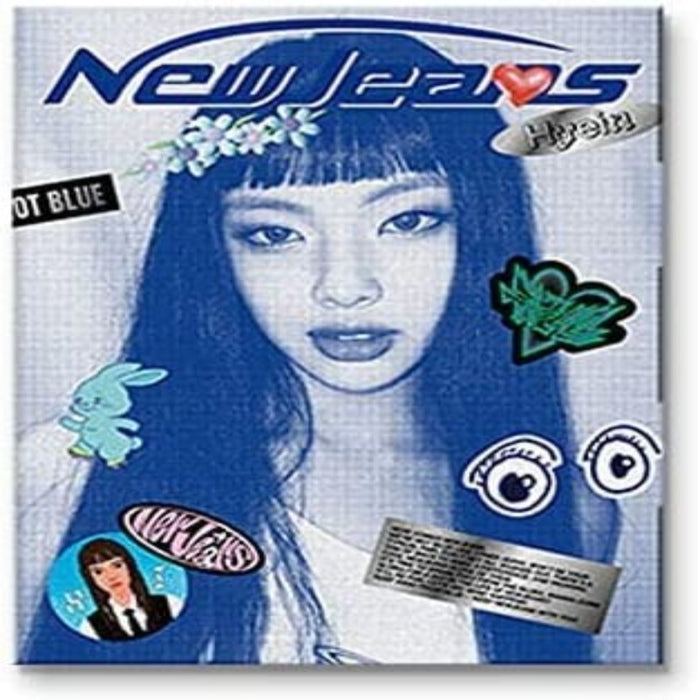 NewJeans 1st EP Album Bluebook Version CD+Mini Poster On Pack+Log Book+Pin-up Book+Phoning Manual Book+ID Card+Sticker Pack+Photocard+Tracking Sealed - Grafton Collection
