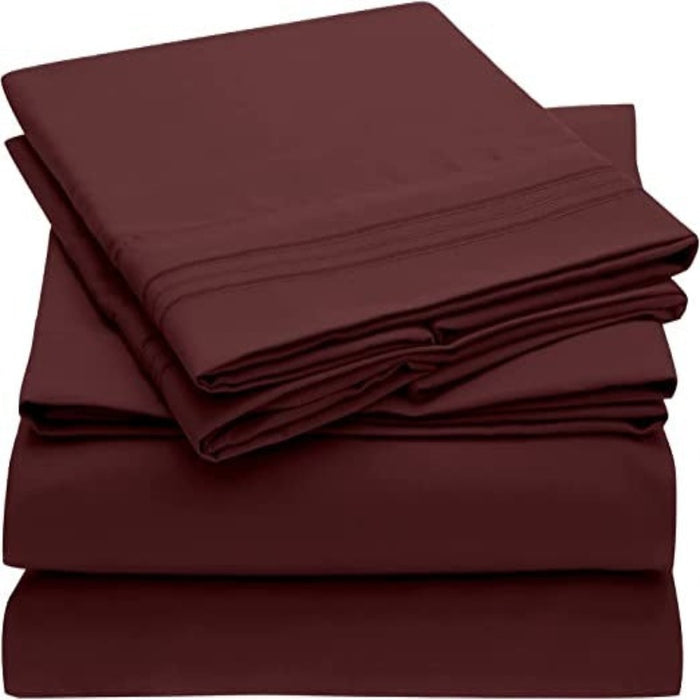Extra Deep Pocket Bedding Sheets & Pillowcases - Hotel Luxury, Ultra Soft, Cooling Bed Sheets